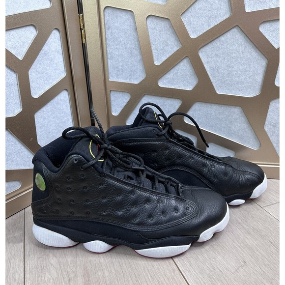 Jordan Air Retro 13 Playoffs 2011  Men Shoes Siz 8.5 Black/Varsity 414571 main image 5